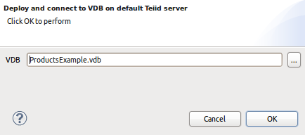 Execute VDB Dialog